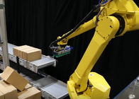 China Roboter-Palettierungssystem/automatische Palletizer-Maschine für das Plattenmaterial-Stapeln Firma