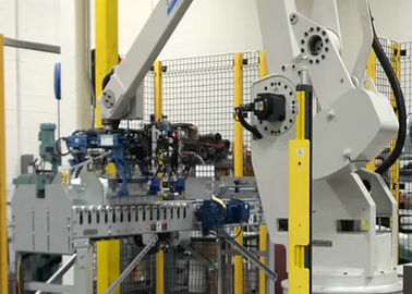 China Roboter-Palettierungssystem/Stapler vollautomatisch für Taschen-Düngemittel 180 Kilogramm-Nutzlast usine
