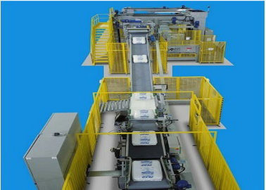 China Volles automatisches Palettierungsmaschinen-System für Reis-Mehl-Stärke-Mais des Korn-25KG/50KG usine
