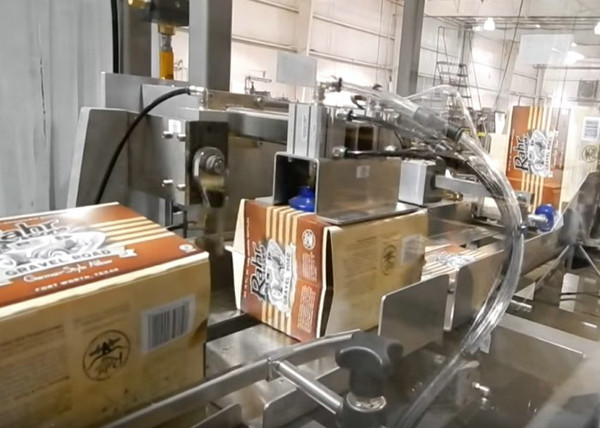 Automatic Case Packer Machine with Customized Carton Box for Beverage Packing